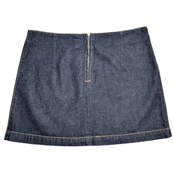 MAVI Jeans Alison Women's Two Pocket Dark Wash Denim Mini Skirt Size Medium - Picture 14 of 14